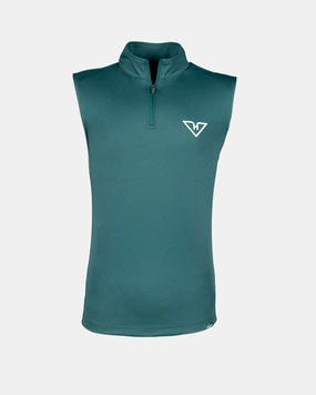 Forest Green HyFlyers Quarter Zip Vest Loungewear Wrap