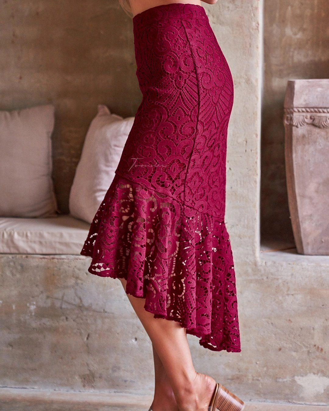 Franklin Set - Red Trendy Layering Soft Shine