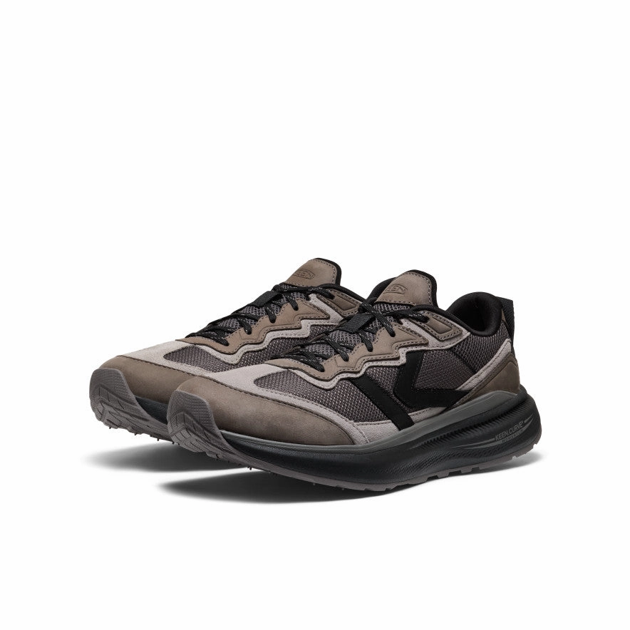 Men's WK500 Leather Walking Shoe  |  Steel Grey/Black Balanced Step