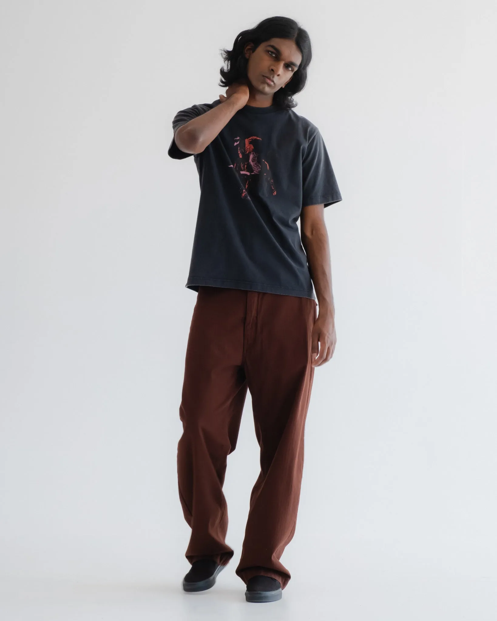 Frisco Chino Hbt Chocolate Anti Snag Fabric