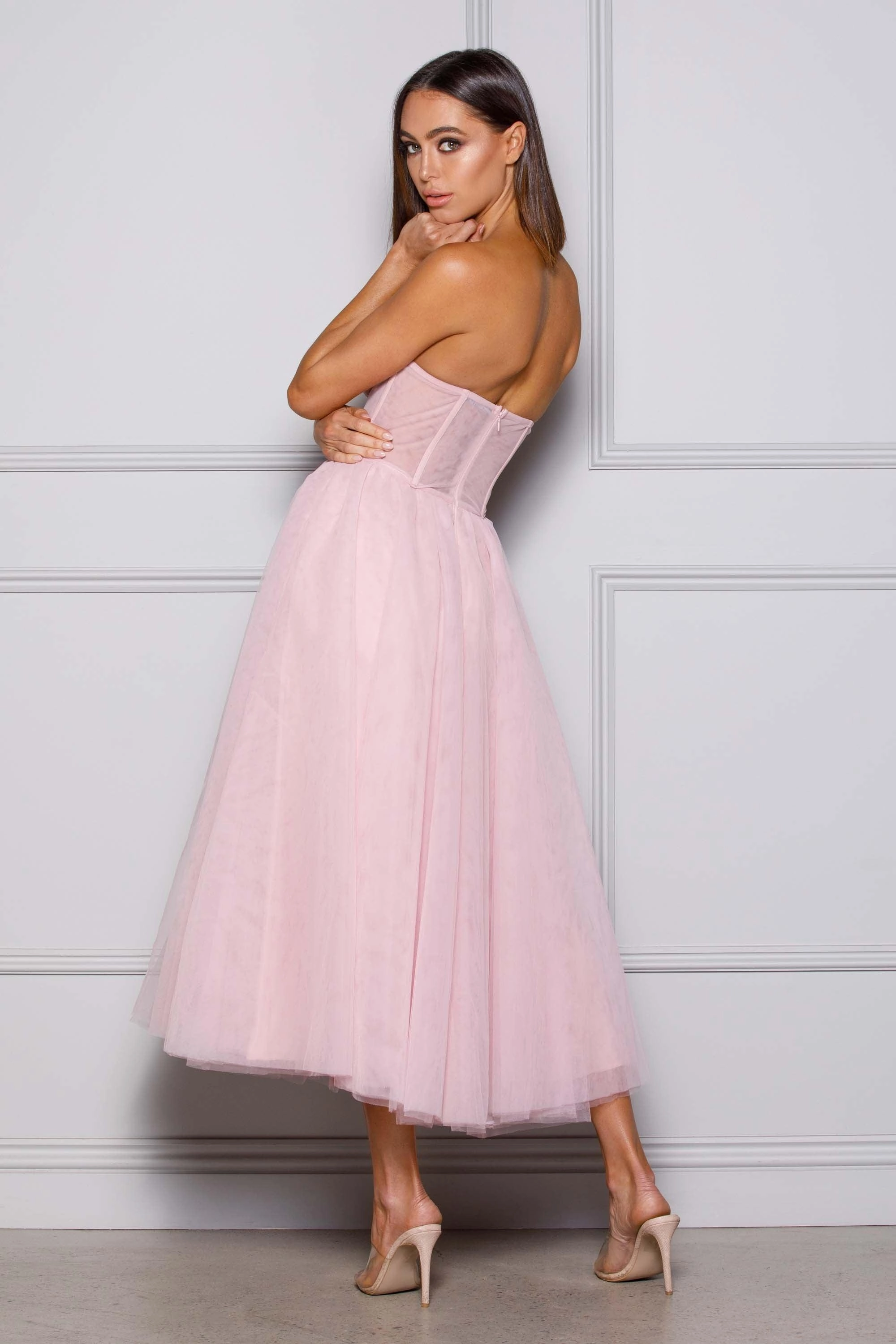 Soft Appeal Glamorous look GABRIELLA DRESS - FAIRY FLOSS