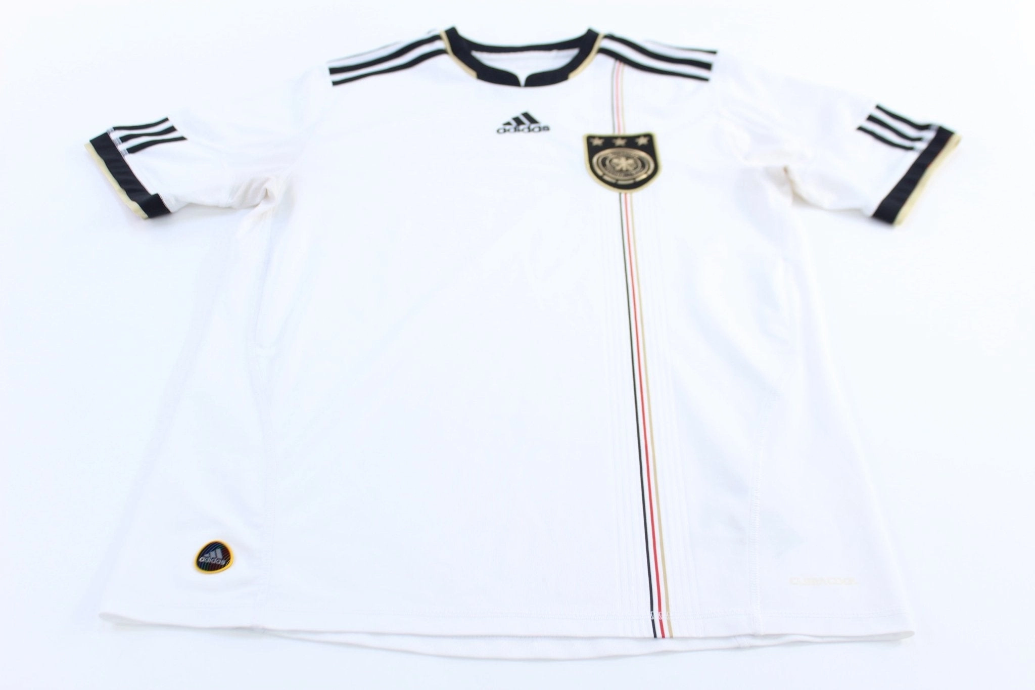 Youth Adidas Germany Deutscher Fussball-bund Soccer Jersey Compression Fit Engineering