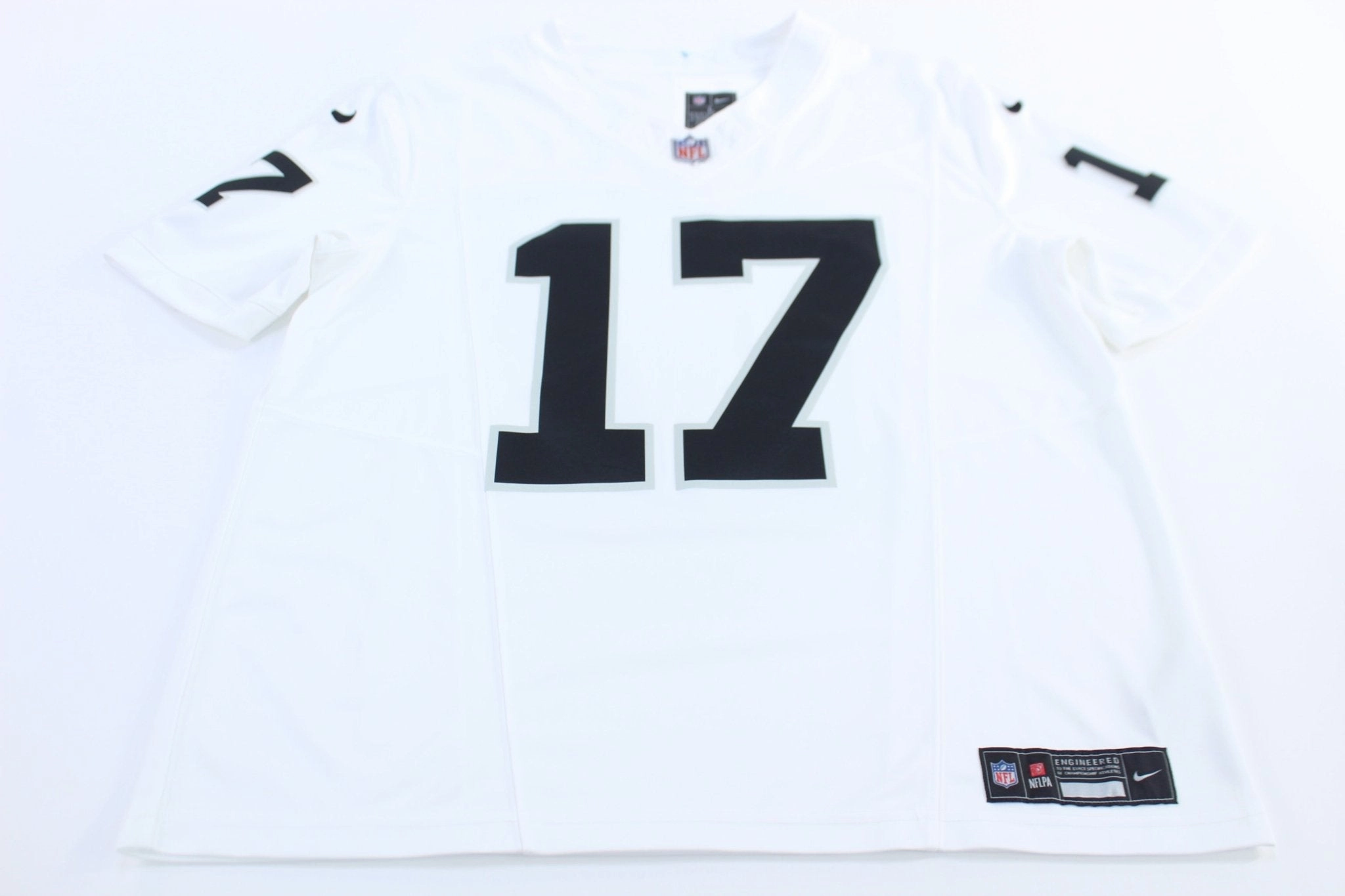 Layered Thermal Protection Urban Edge Nike Embroidered Logo Las Vegas Raiders Davante Adams Football Jersey