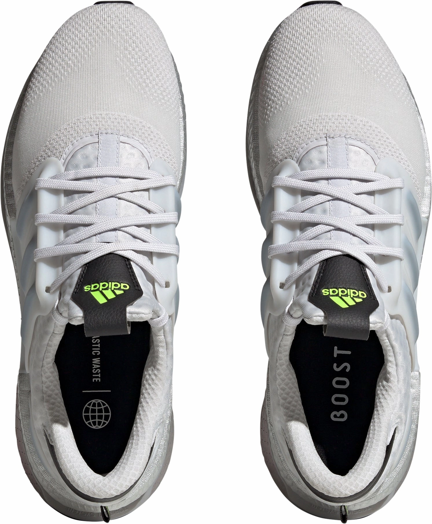 adidas X PLRBOOST Mens Running Shoes - White Motion Contour moisture - wicking lining