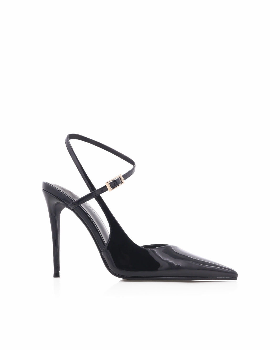GESA - BLACK PATENT Leather Upper Party Shoes with Heels