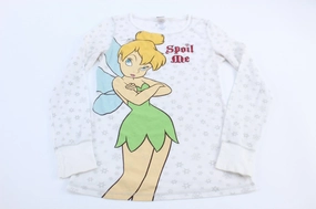 Girl's Disney Tinker Bell Spoil Me Thermal LS T-Shirt Seasonal top