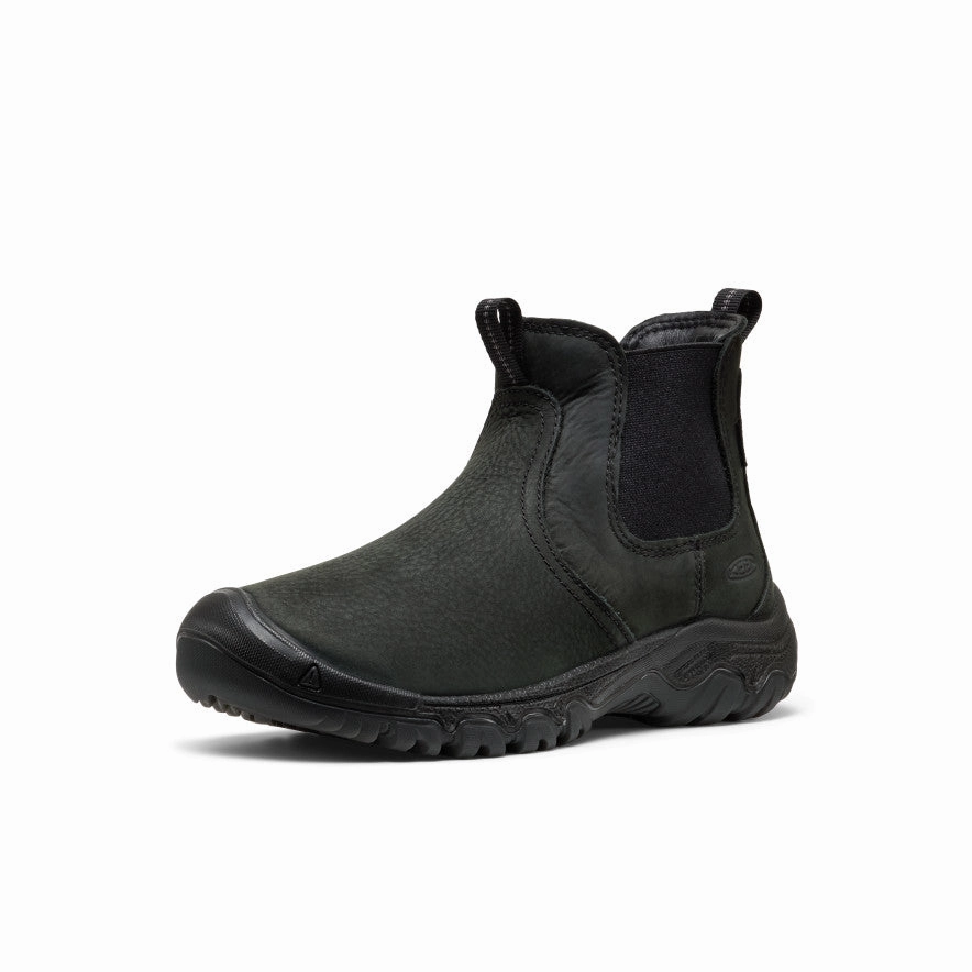 Women's Greta II Waterproof Chelsea  |  Black/Black Tension Balance System Weatherproof Tech