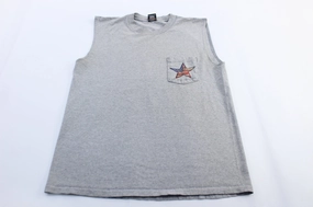 Bonded Seamless Vintage Harley Davidson Motorcycles Houston, Texas Tank Top