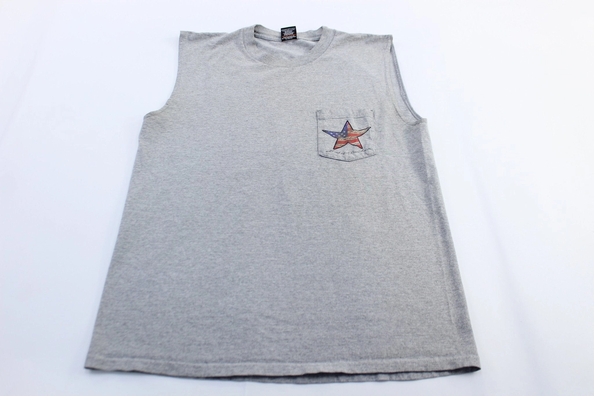 Bonded Seamless Vintage Harley Davidson Motorcycles Houston, Texas Tank Top