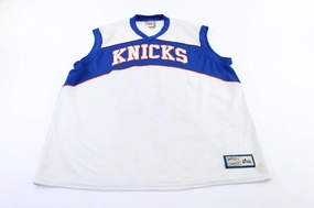 UV Protective Coating Eco Conscious Dye Process Hardwood Classics New York Knicks Basketball Jersey