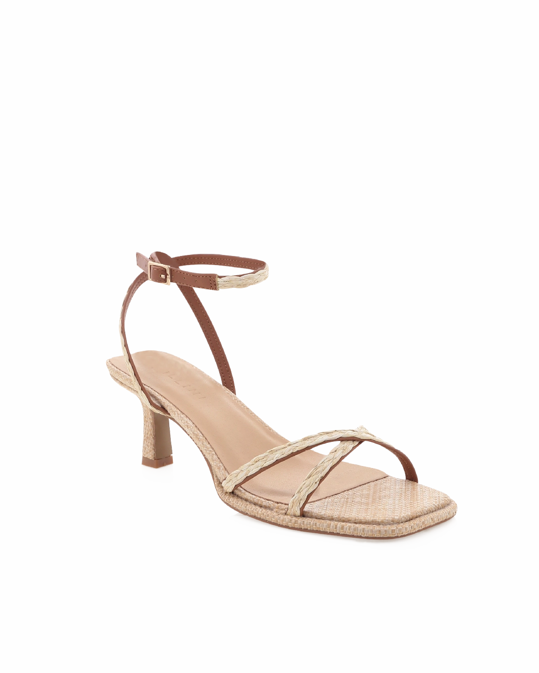 Comfortable Heeled Boots Wedding Heels HARISSA - NATURAL RAFFIA