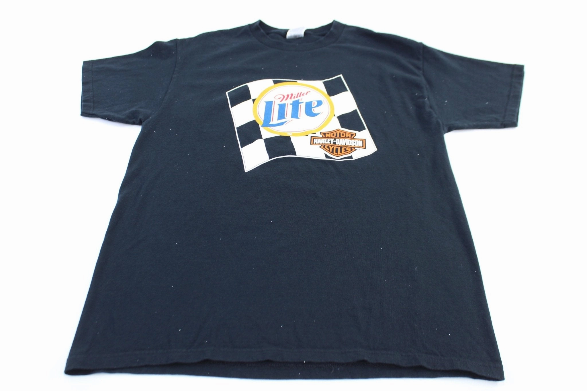 Everyday Look Soft Base Harley Davidson And Miller Lite "Ride straight" T-shirt