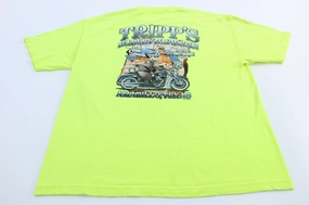 MoistureControlFibers Fun and Comfortable Harley Davidson Motorcycles Amarillo, Texas Neon T-Shirt