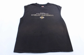 Slim Fit Design City Active Harley Davidson Motorcycles Branson, Missouri Denney's Tank Top