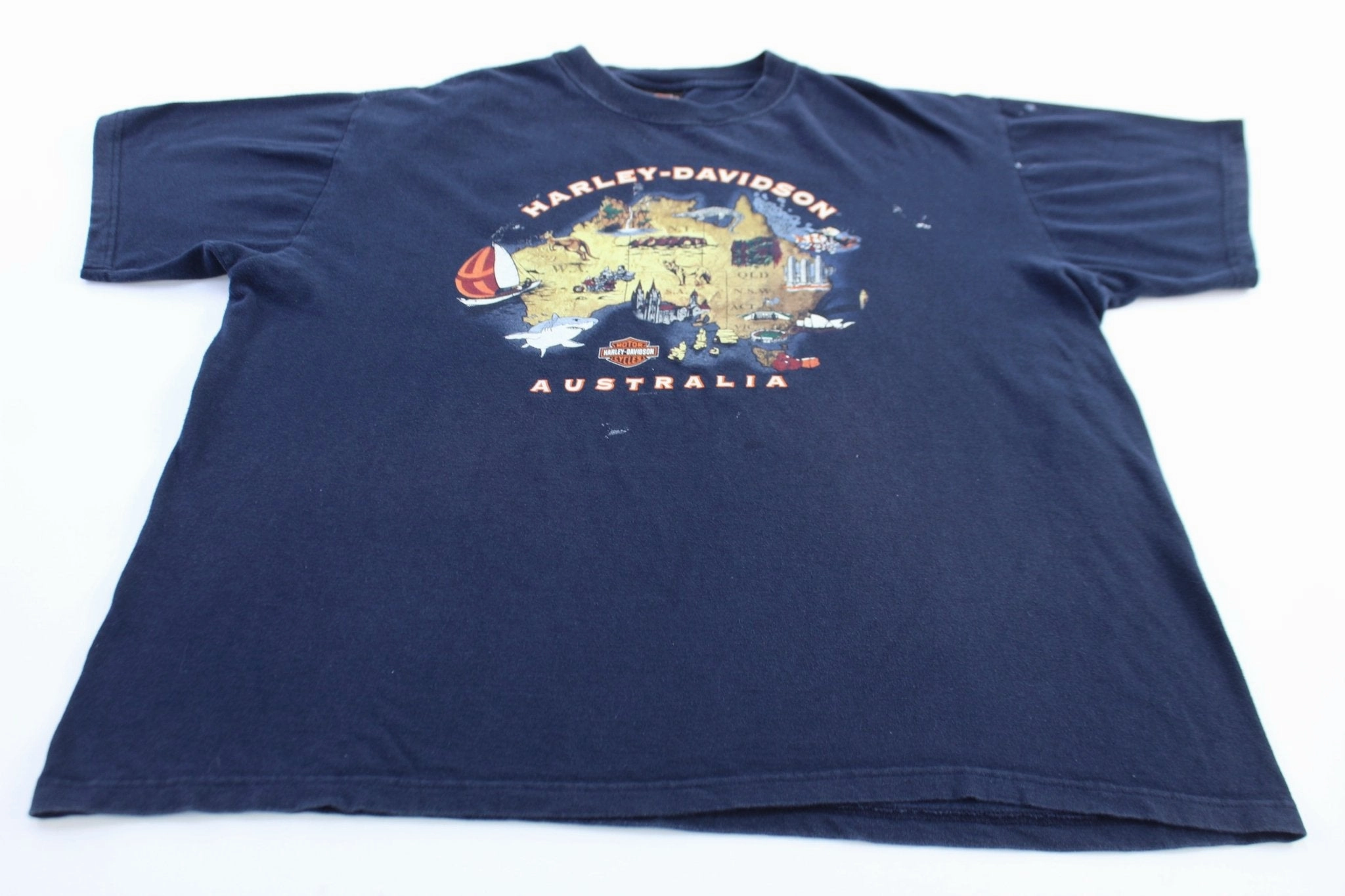 Water Based Ink Print All-day style Harley Davidson Motorcycles Brisbane, Australia T-Shirt