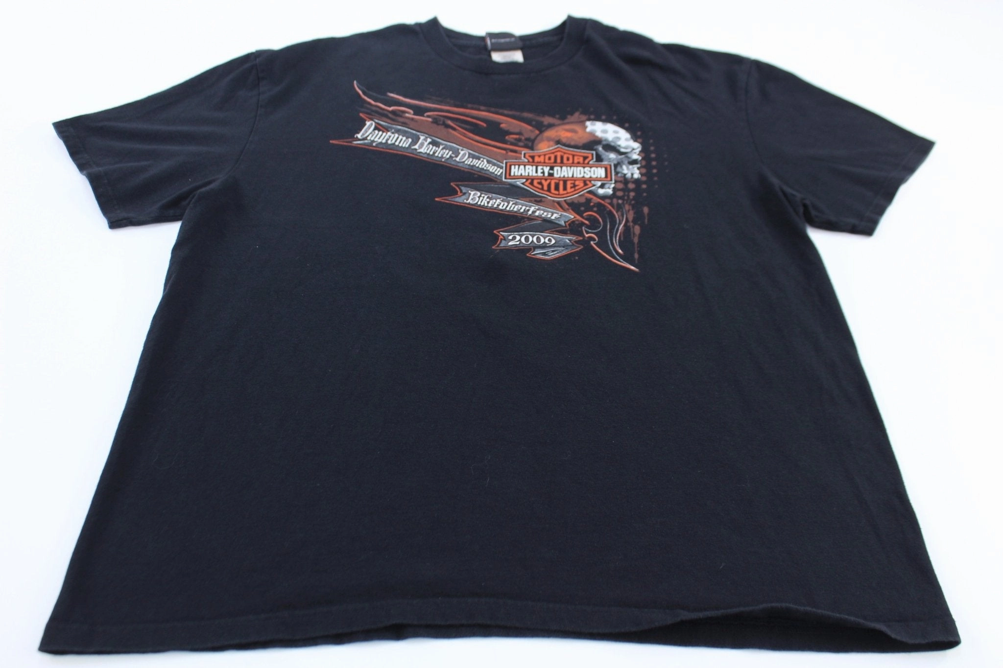 Harley Davidson Motorcycles Daytona Beach, Florida T-Shirt Relaxed Fit StretchComfortWeave