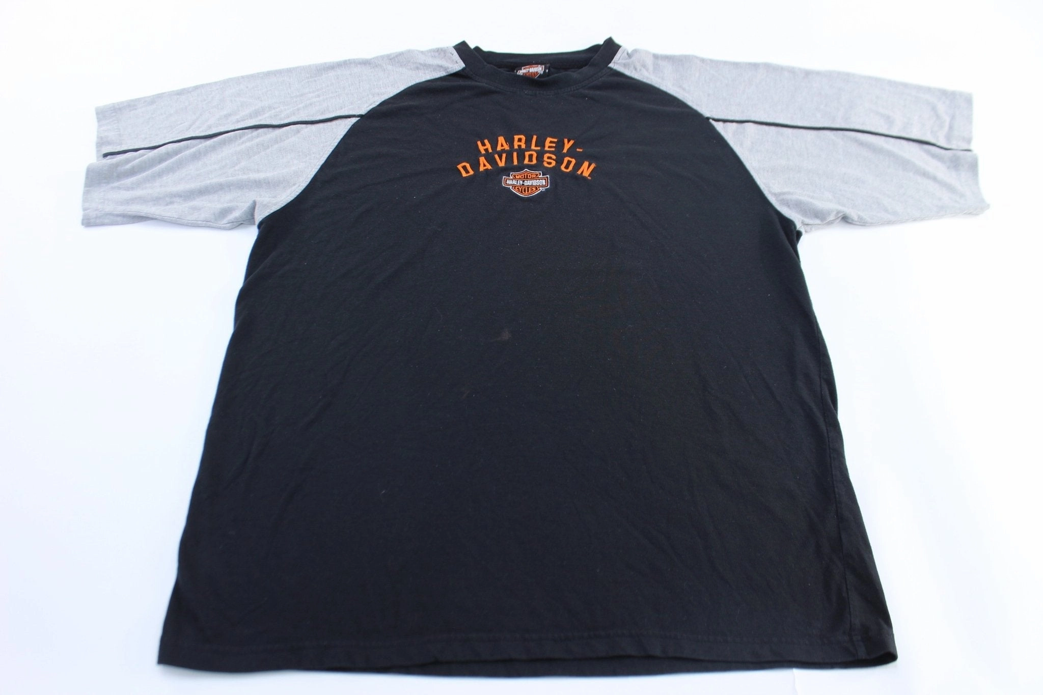 Harley Davidson Motorcycles Embroidered Las Vegas, Nevada T-Shirt Wrinkle Resistant Material Chic Comfort