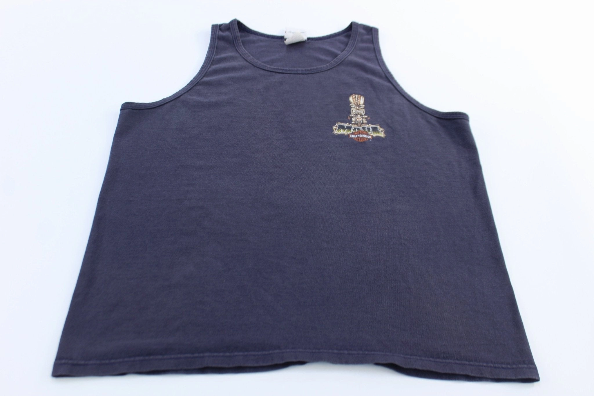 Harley Davidson Motorcycles Maui, Hawaii Tank Top Four Way Stretch Material