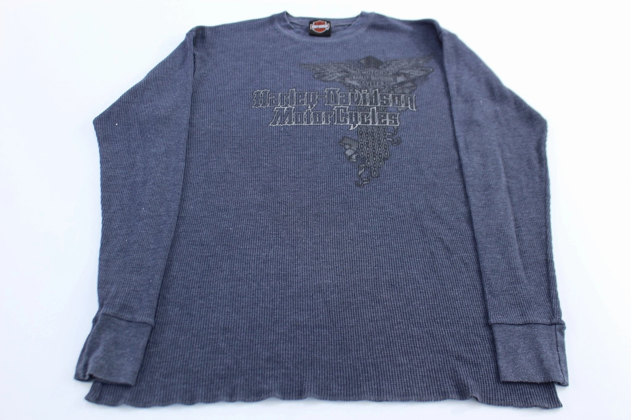 Vegan Harley Davidson Motorcycles Orlando, Florida Thermal LS T-Shirt