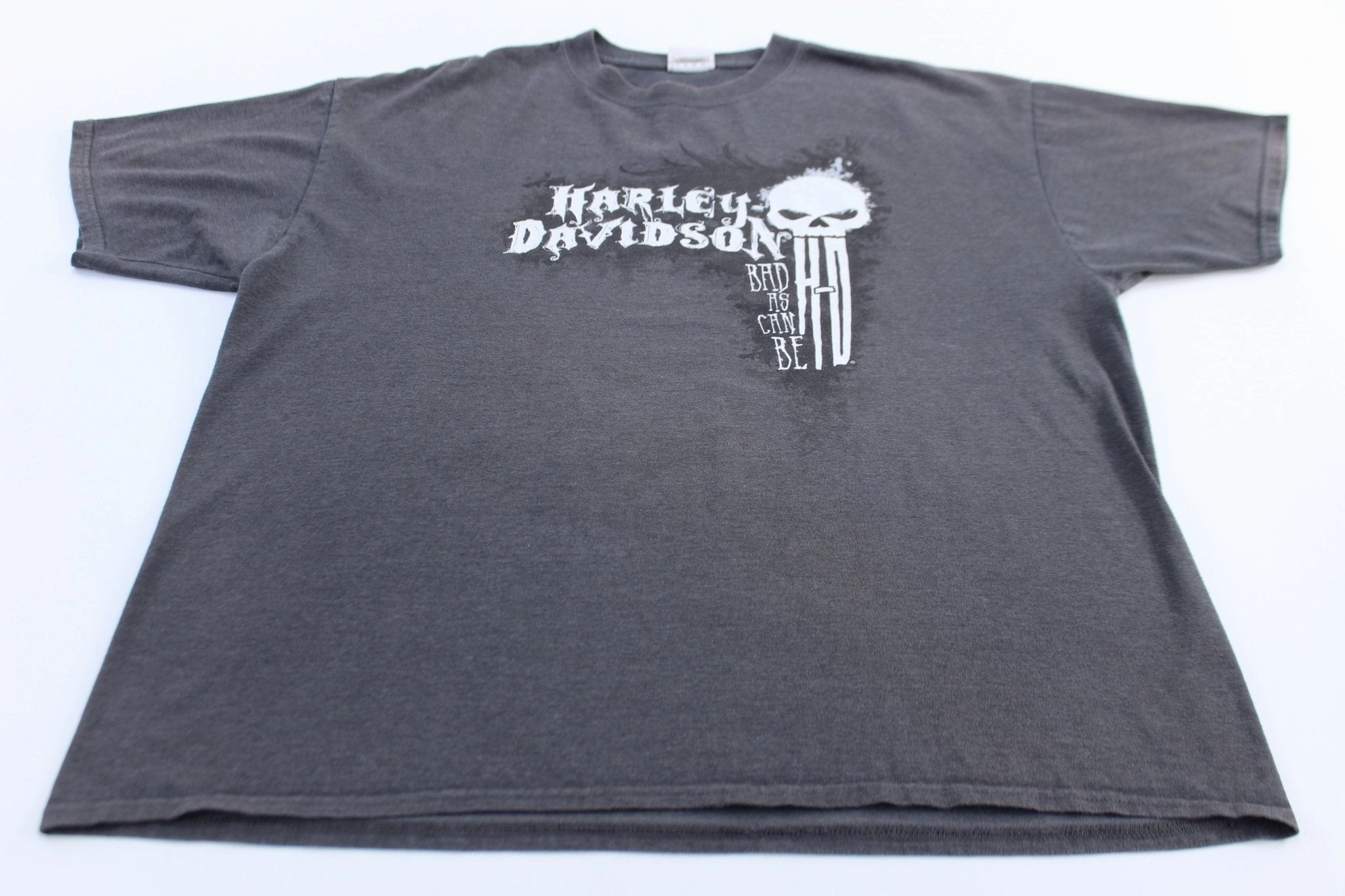 Harley Davidson Motorcycles "Bad As Can Be " T-shirt HeatResistantMaterial