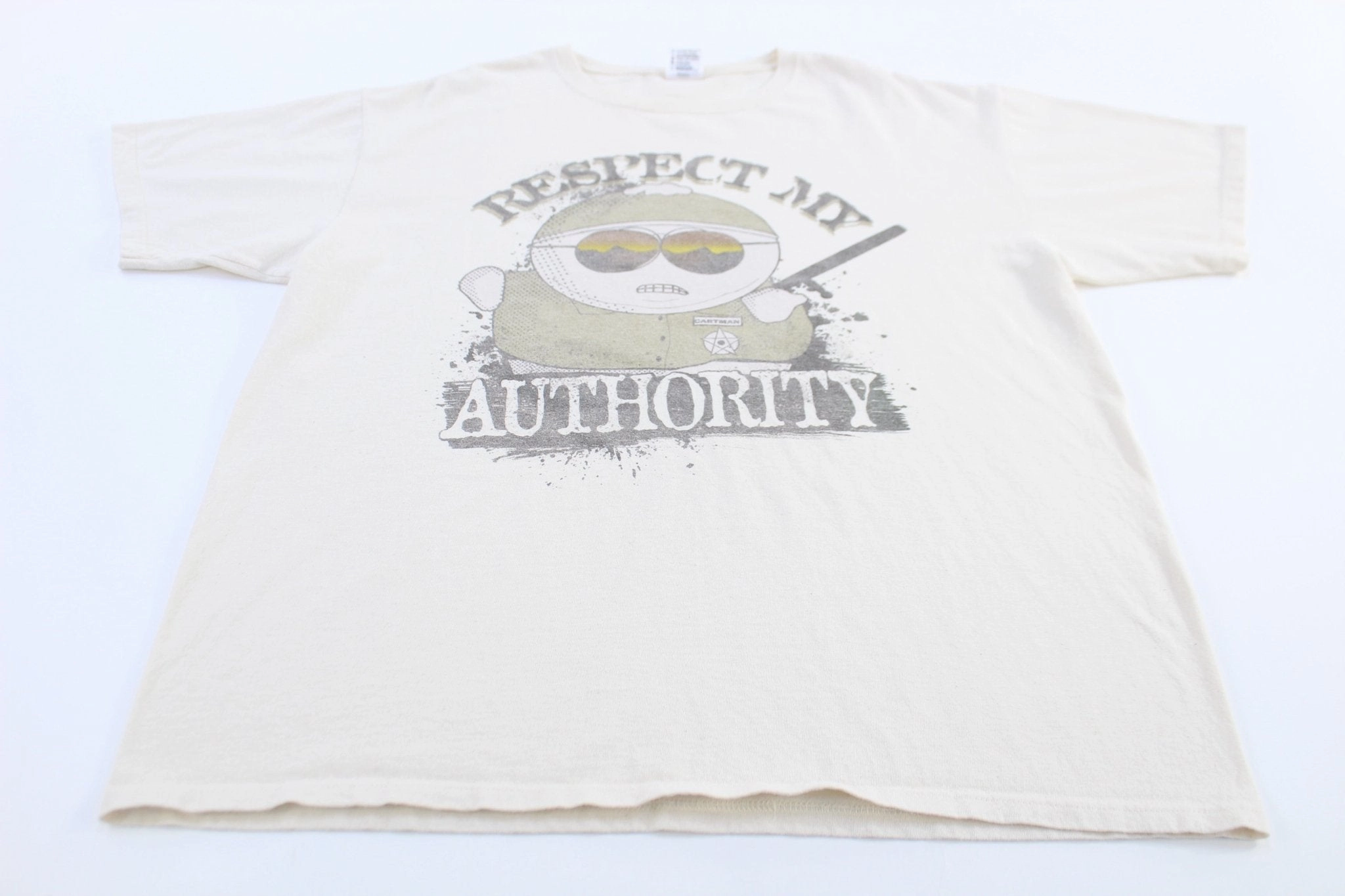 semi-formal style South Park Cartman Respect My Authority T-shirt