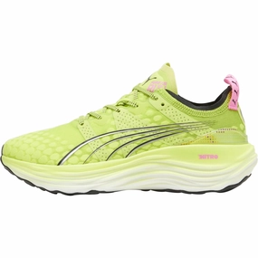 Puma ForeverRun Nitro Womens Running Shoes - Yellow mountain shoes