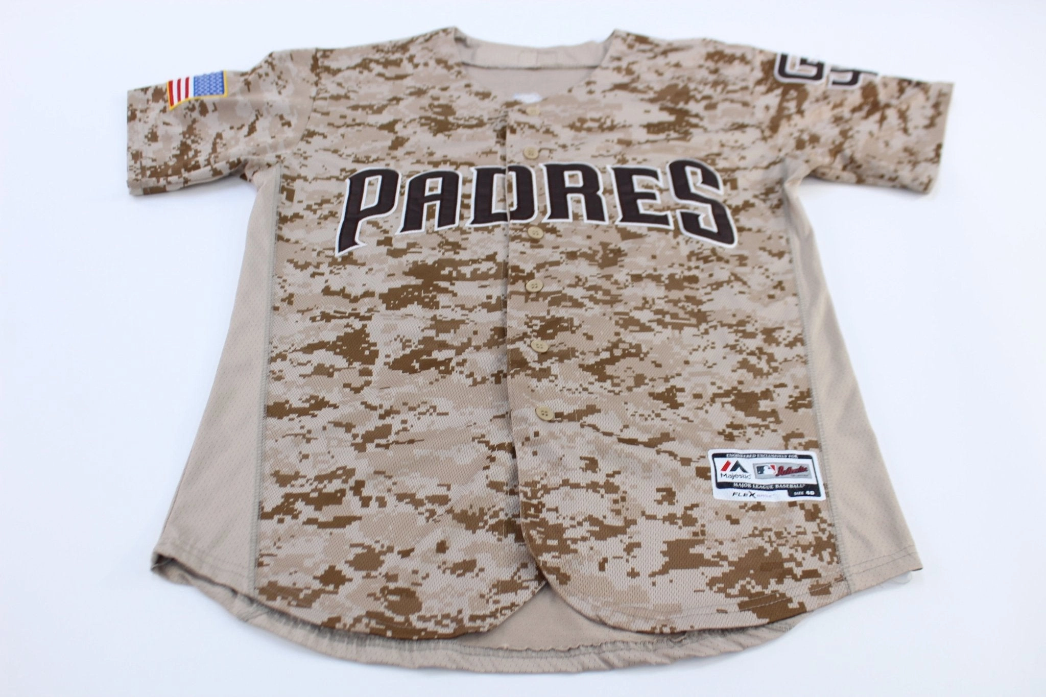 Bonded Seamless San Diego Padres Fernando Tatis Jr Majestic Camo Baseball Jersey