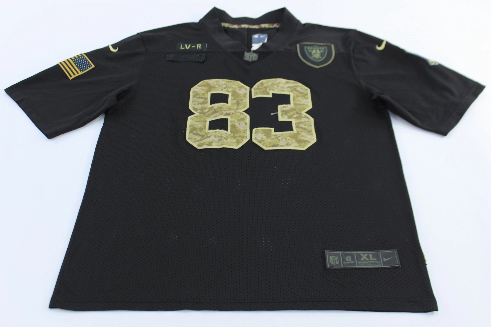 Raiders Darren Waller Nike Salute to Service Football Jersey UV Protection Fabric