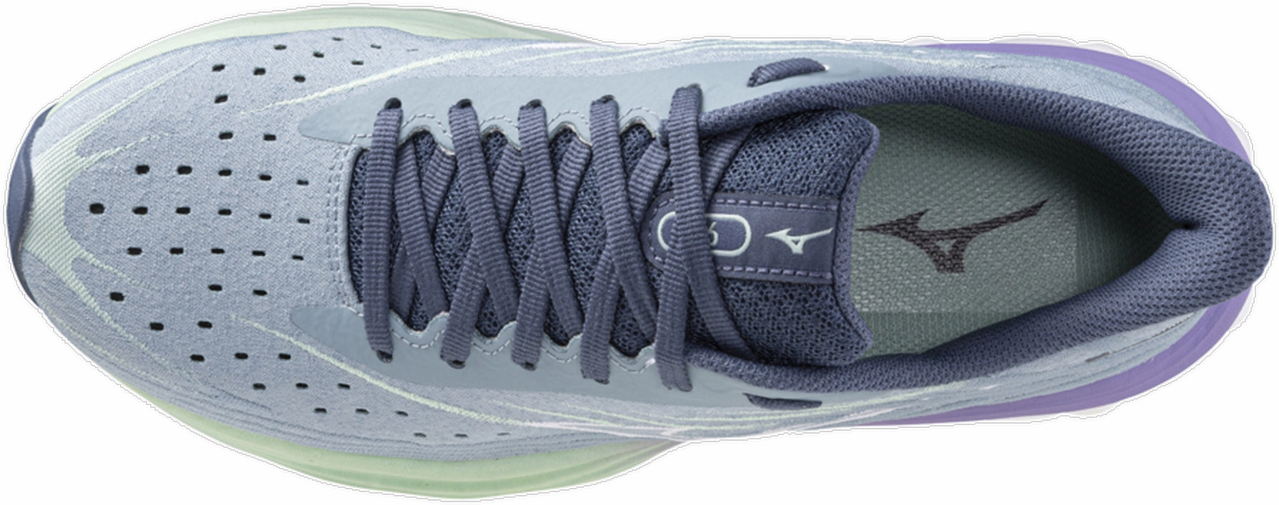 TPU Heel Stabilizer Mizuno Wave Skyrise 6 Womens Running Shoes - Grey