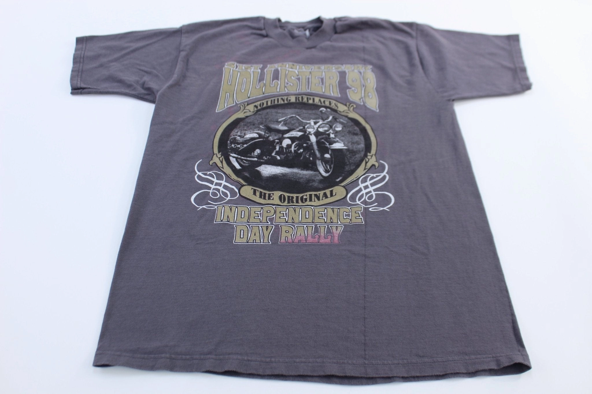 Hollister 51st Anniversary Independence Day Rally Biker T-Shirt Low Impact Dye