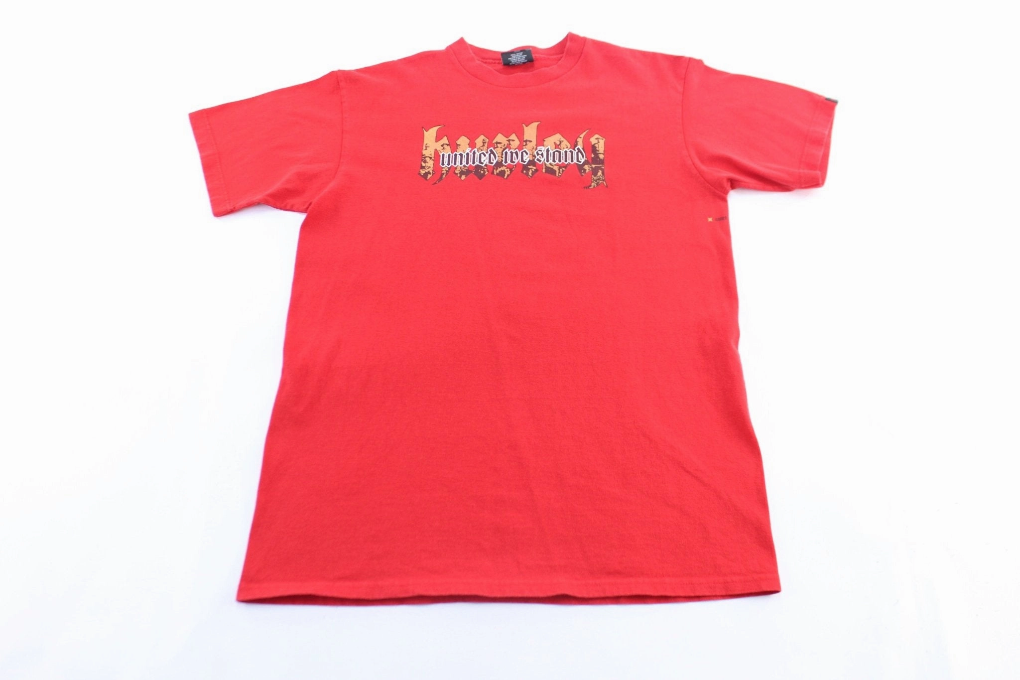 Casual Style DropShoulderDesign Y2K Hurley United We Stand T-Shirt