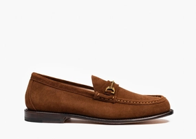 Breathable Style Smooth experience Horsebit Loafer Bourbon Suede