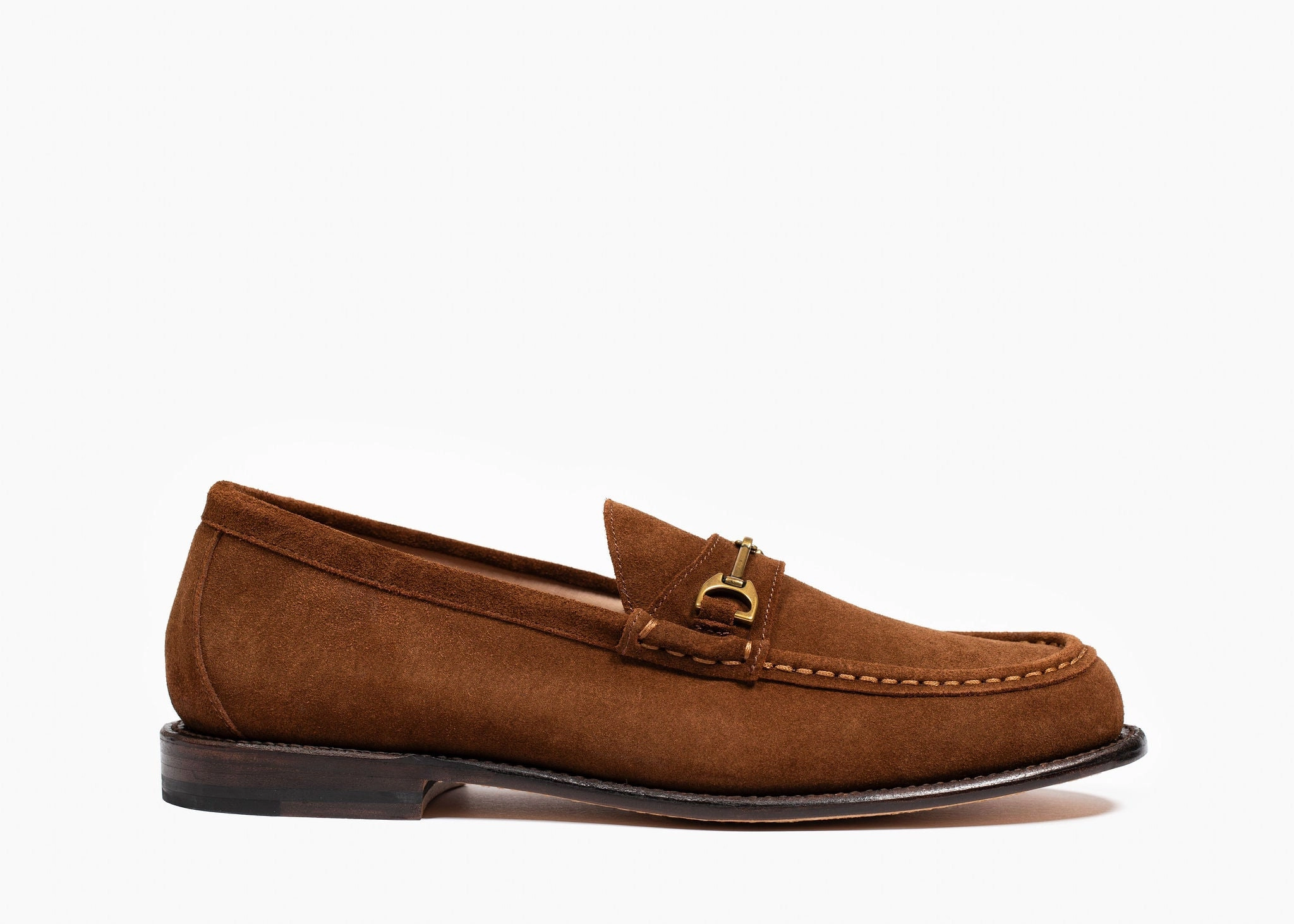 Breathable Style Smooth experience Horsebit Loafer Bourbon Suede