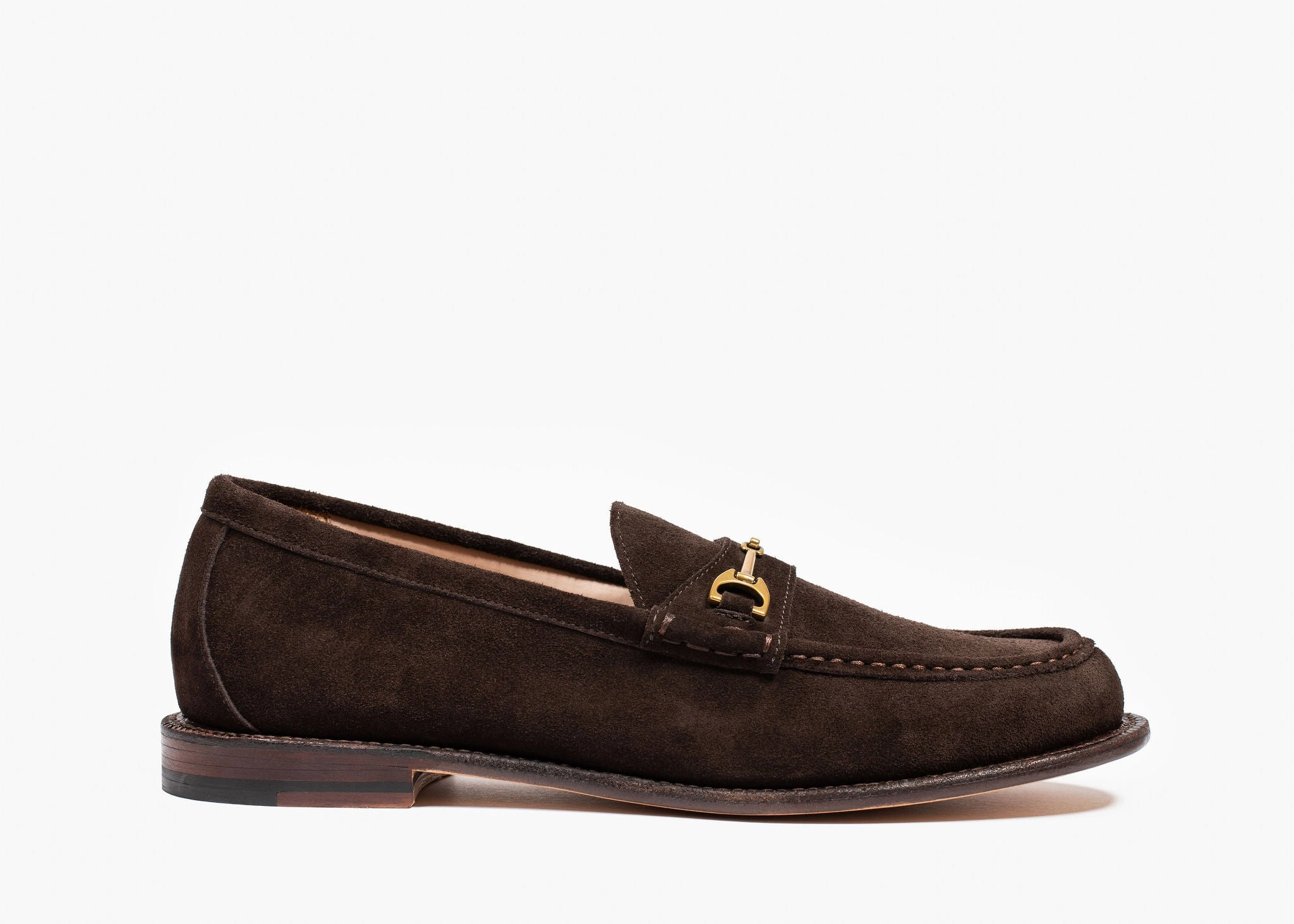 Shop Street Horsebit Loafer Espresso Suede