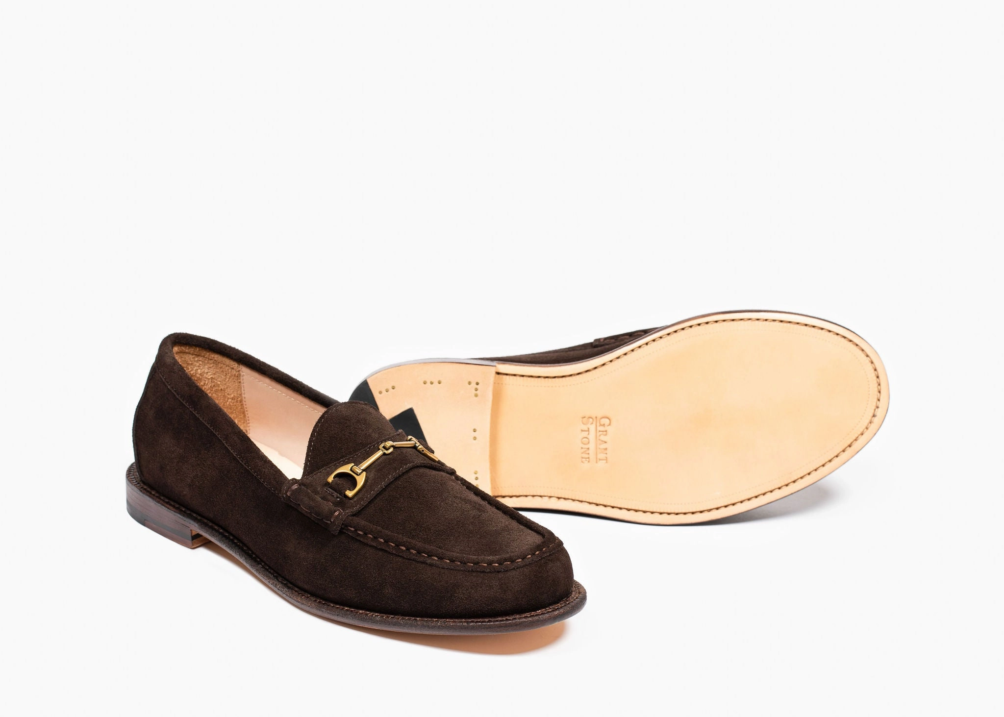 Gentle Step Horsebit Loafer Espresso Suede