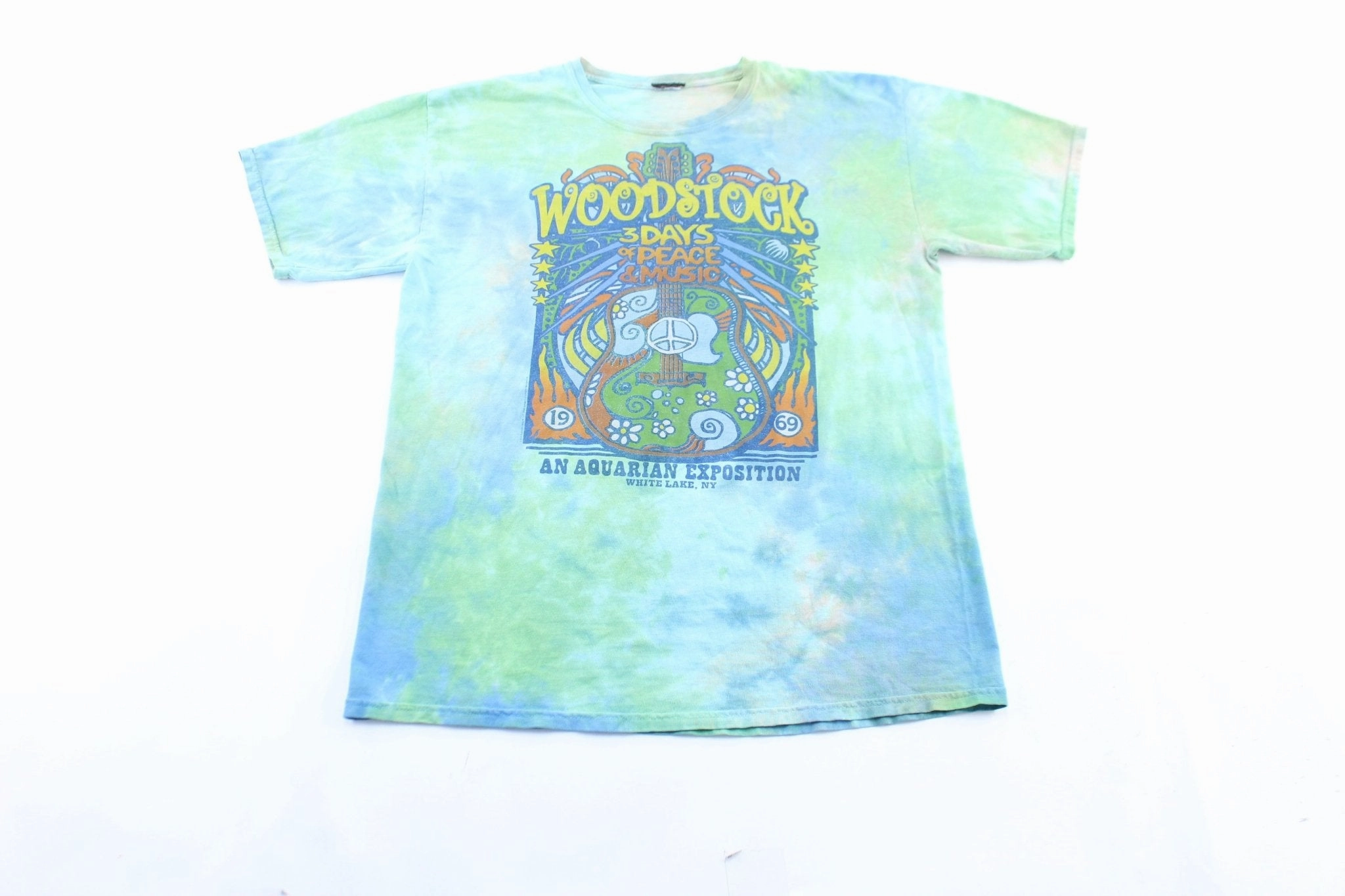 Woodstock Music & Art Festival Tie-Dye T-Shirt Fashion Forward Fun Prints