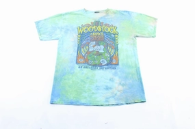 Woodstock Music & Art Festival Tie-Dye T-Shirt Fashion Forward Fun Prints