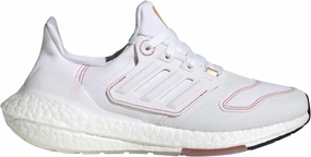 adidas Ultra Boost 22 Womens Running Shoes - White Molded Heel Cup