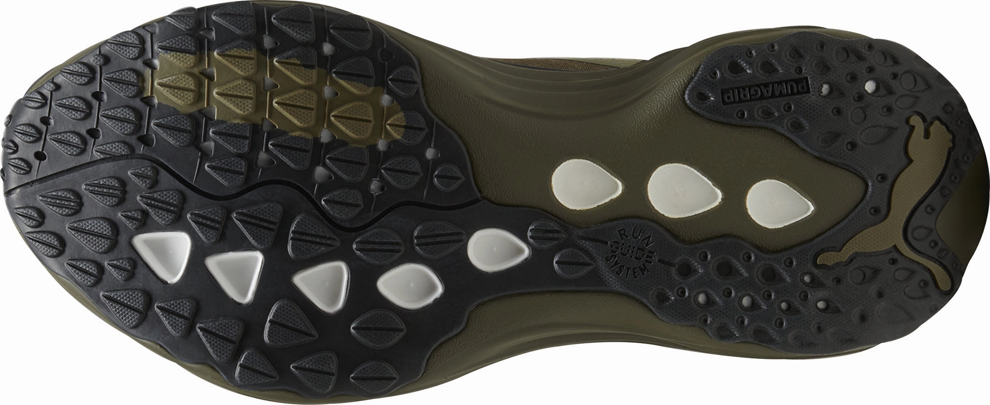 Puma ForeverRun Nitro WTR Mens Running Shoes - Green Heart - rate control