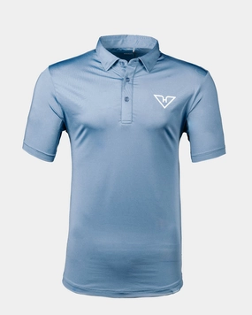 HyFlyers Shadow Blue Polo Golf Tournament Refined Look
