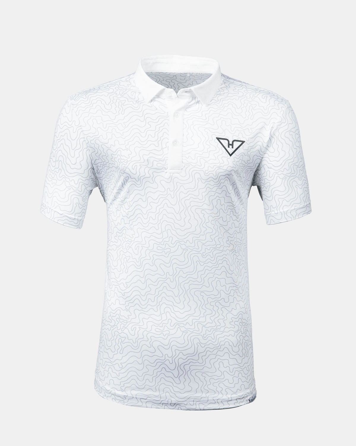 HyFlyers White Topo Polo Casual Chic
