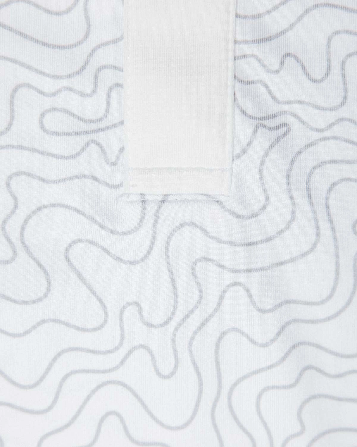 HyFlyers White Topo Polo Simple Layer Fashionable Design