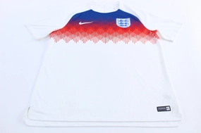 All-day Comfort Bemberg Collar Finish Nike Embroidered Logo England Soccer Jersey