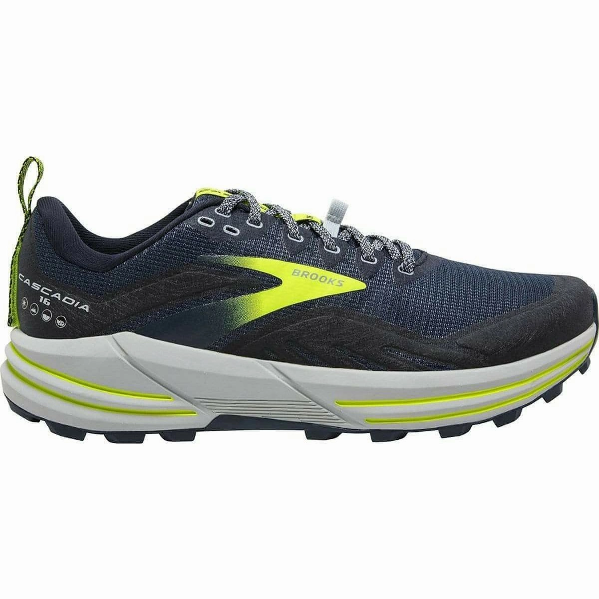 Brooks Cascadia 16 Mens Trail Running Shoes - Grey style - enhanced shoes