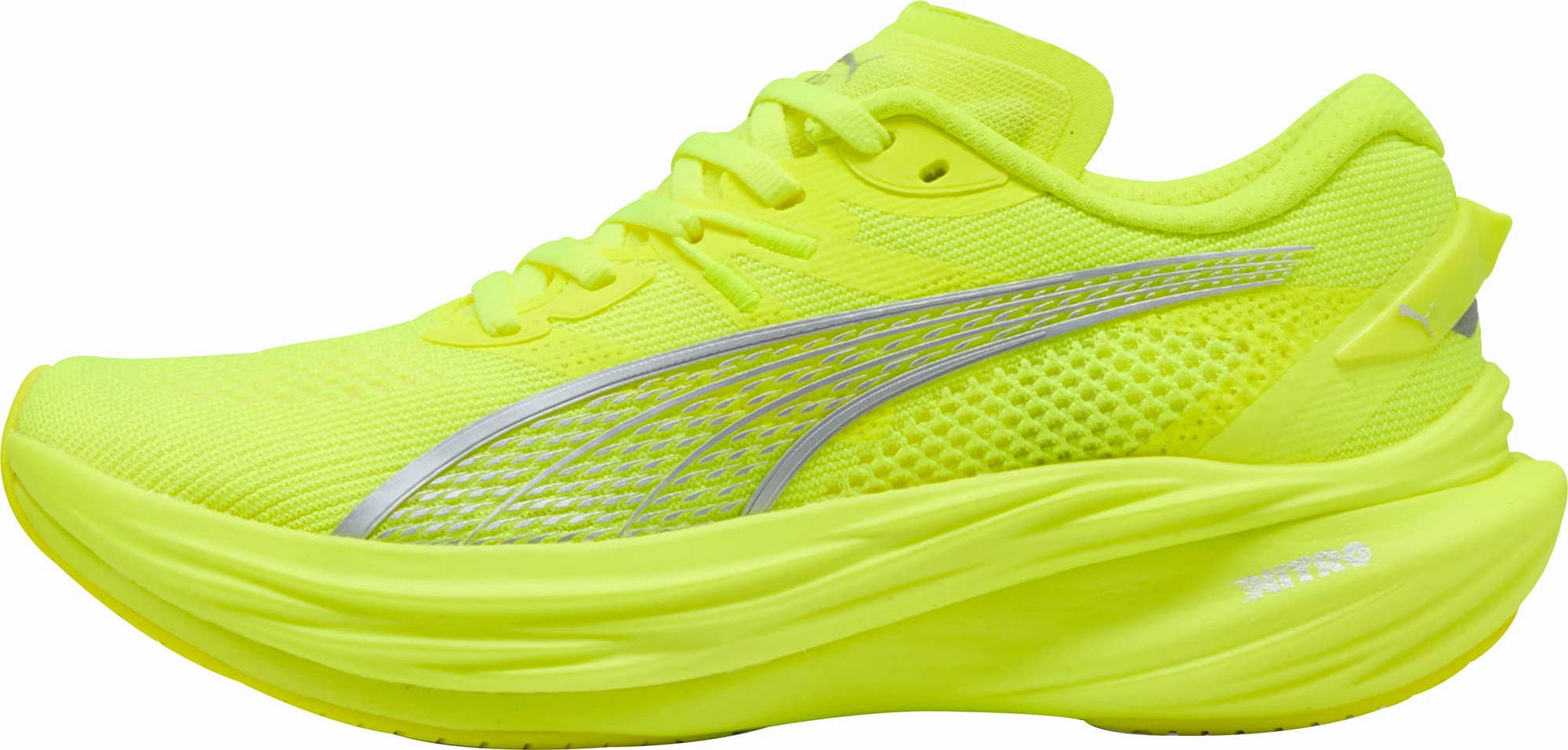 Grip Puma Deviate Nitro 3 Womens Running Shoes - Yellow