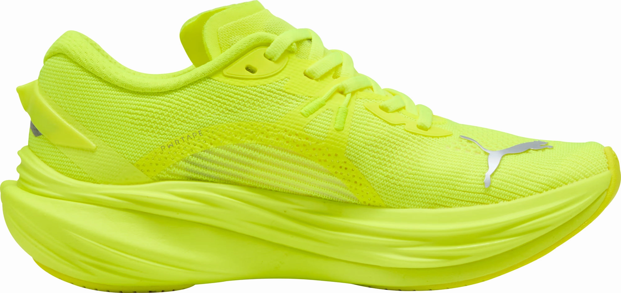 Puma Deviate Nitro 3 Womens Running Shoes - Yellow sequin - embellished - design shoes MultiDirectionalTread