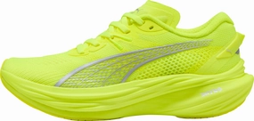 Grip Puma Deviate Nitro 3 Womens Running Shoes - Yellow