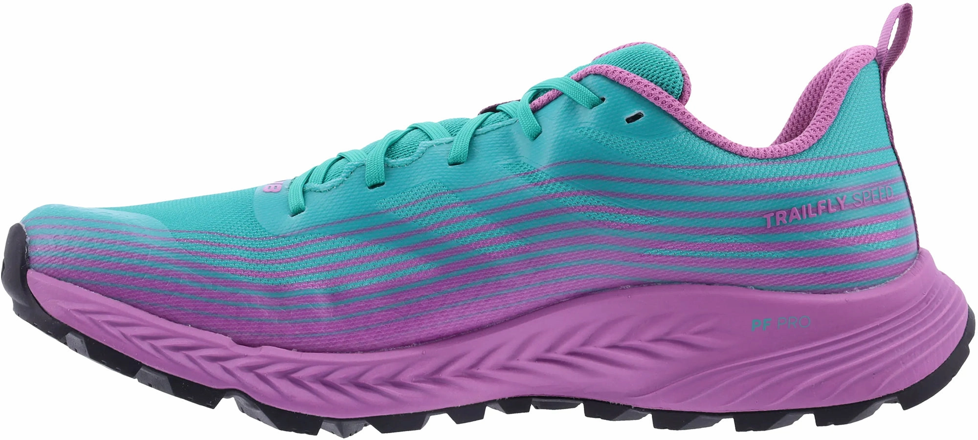 Multi Density Midsole Inov8 TrailFly Speed WIDE FIT Womens Trail Running Shoes - Blue