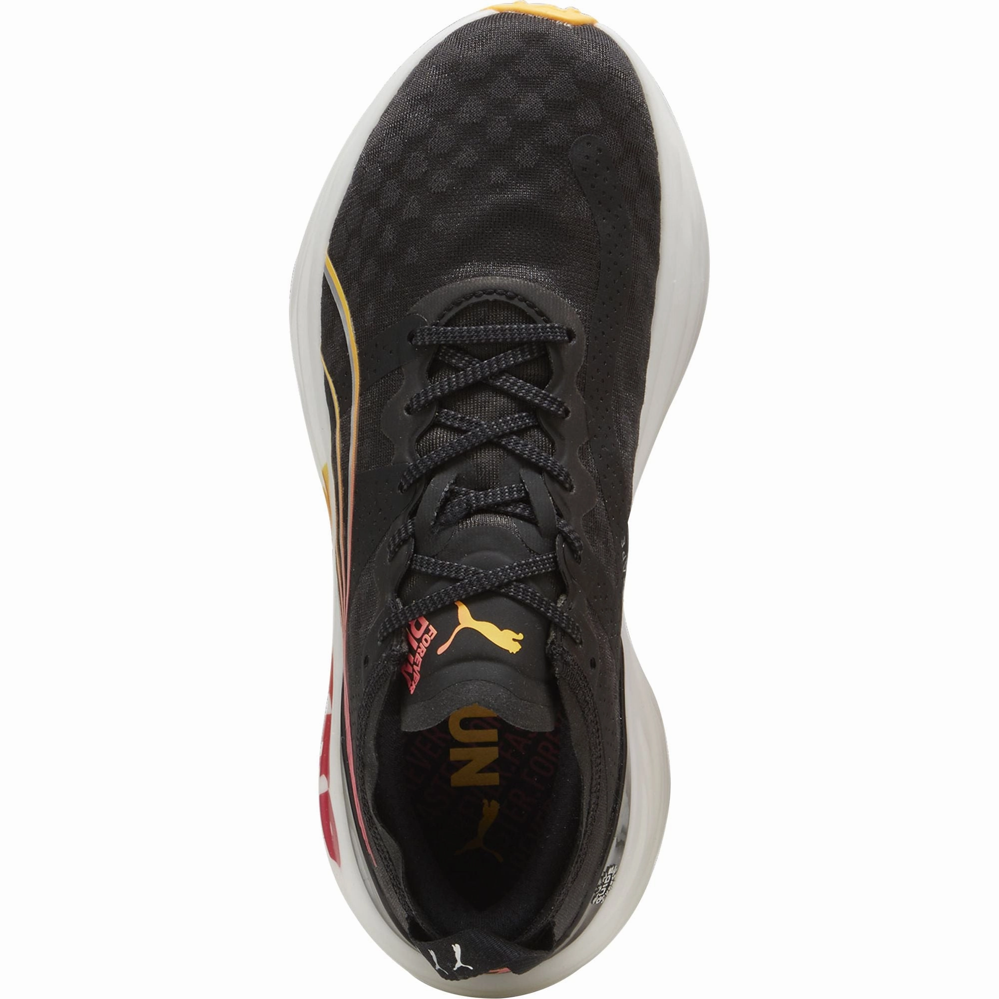 Puma ForeverRun Nitro Womens Running Shoes - Black running on mud shoes Comfortable Foot Feel