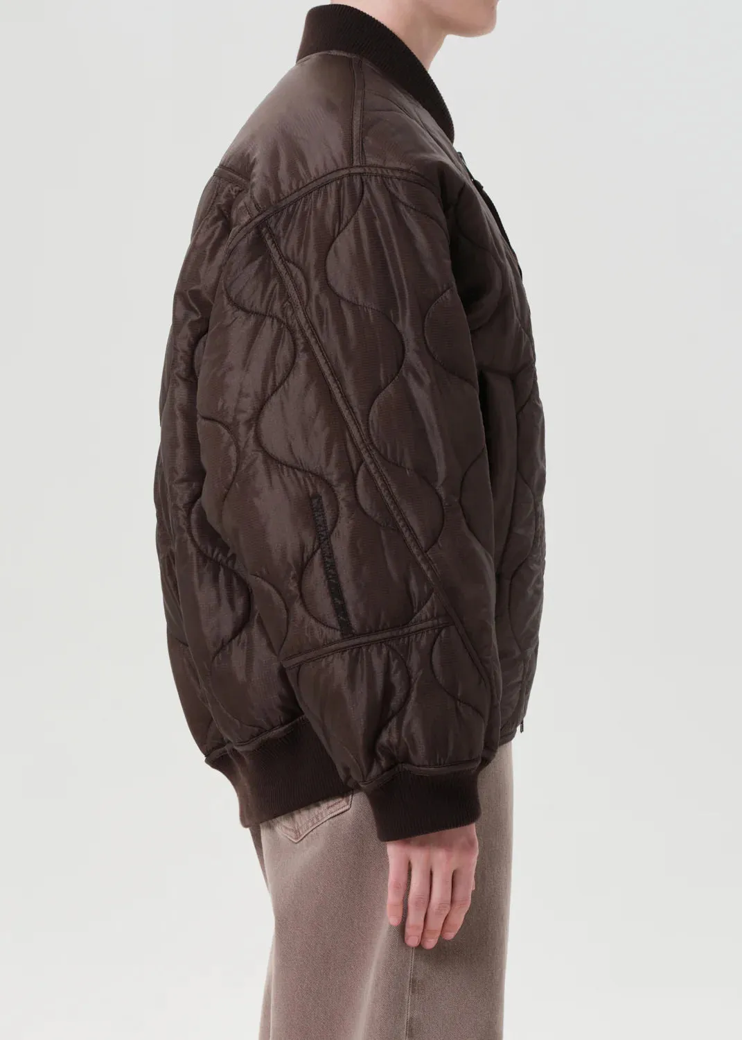 Chic Comfort Isla Quilted Jacket in Bourbon